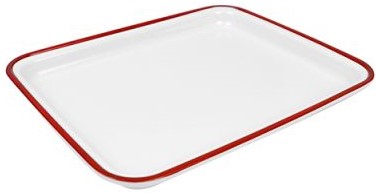 1/2 GN Emailleoptik, 265 x 325 x 30 mm, Melamin
