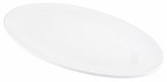 Gastro Platte oval weiß, 530x325x25 mm